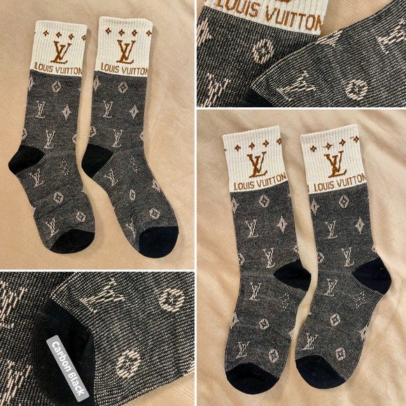 L V Men's Signature Crew Socks - Picture 7 of 14
